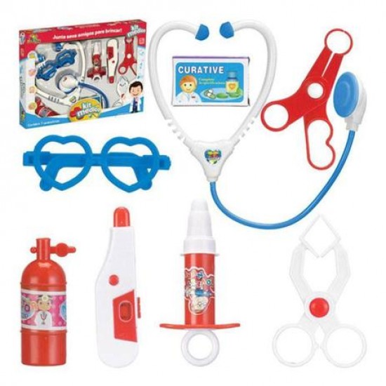 Kit médico brinquedo Art Brink 09 itens
